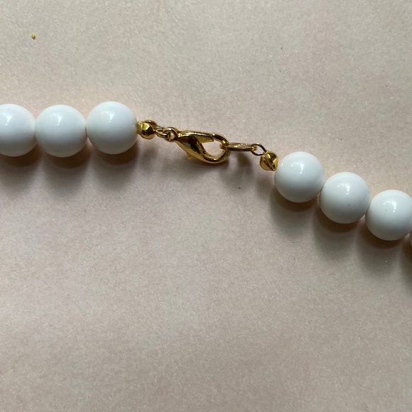 Lee Sands Leopard Ceramic Necklace and Earring Set - Vintage 1980s - Picture 10 of 11